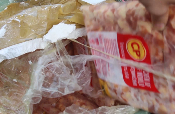 Quảng Trị: Thu giữ khoảng 1 tấn sụn chân gà không rõ nguồn gốc xuất xứ