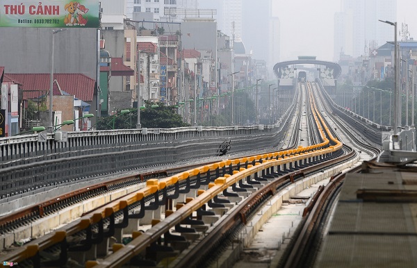 Xây dựng lại kế hoạch chạy thử nghiệm đường sắt trên cao Cát Linh - Hà Đông