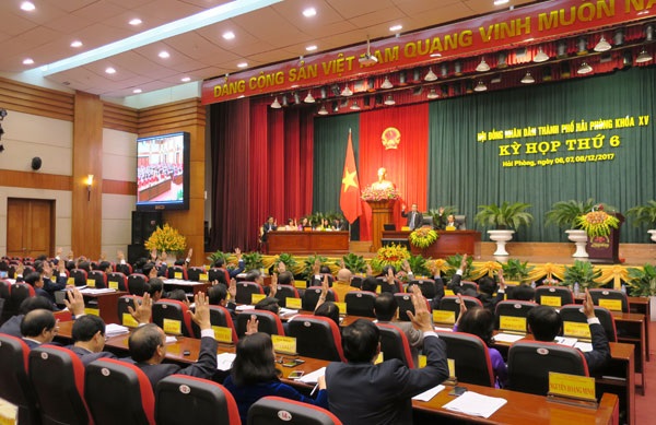 Hải Phòng: Bế mạc kỳ họp thứ 6 HĐND Thành phố khóa XV