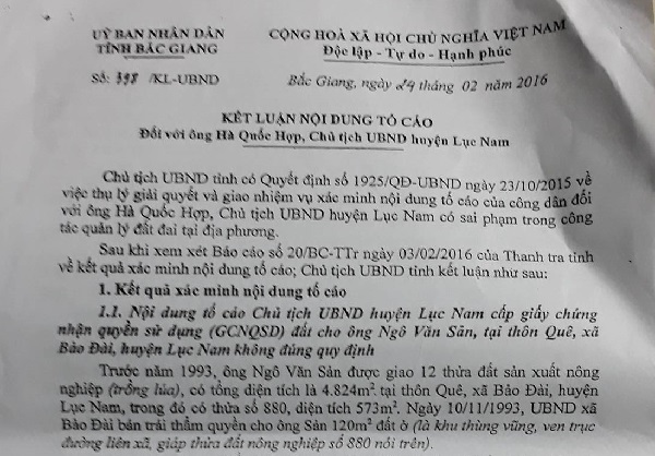 Huyện Lục Nam (Bắc Giang): ‘Con voi’ chui lọt qua nhiều ‘lỗ kim’?