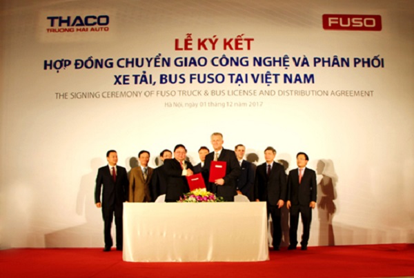 Lễ ký kết hợp đồng chuyển giao công nghệ, phân phối xe tải, bus thương hiệu Fuso tại Việt Nam - Hình 1