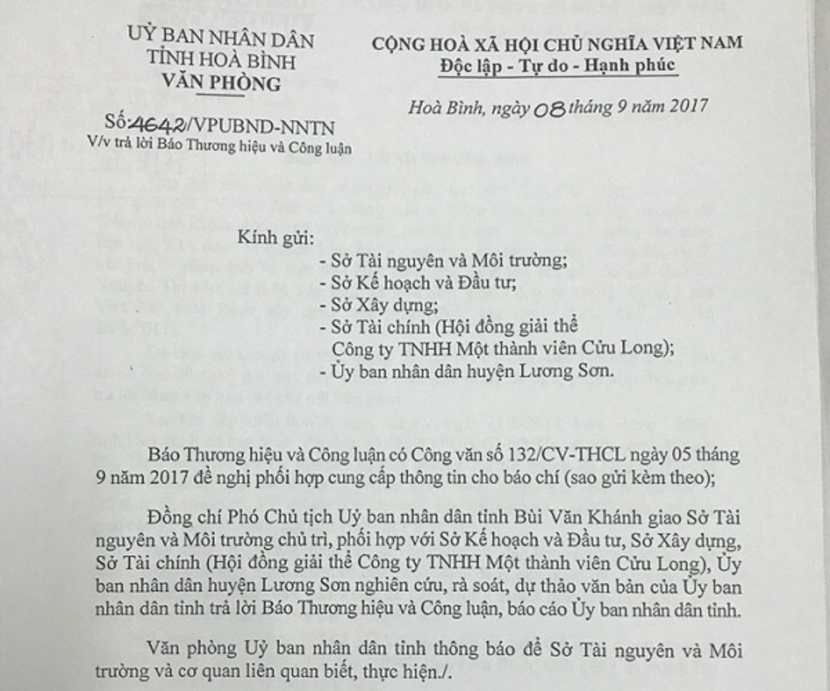 Vụ thu hồi đất tại Lương Sơn: UBND tỉnh Hoà Bình đang “đánh võng” trong trả lời báo chí? - Hình 2