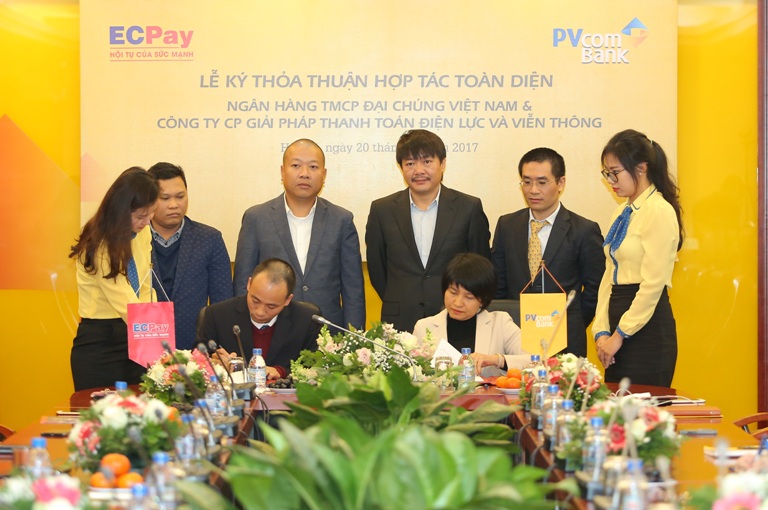 PVcomBank và ECPay ký Thỏa thuận hợp tác toàn diện - Hình 1