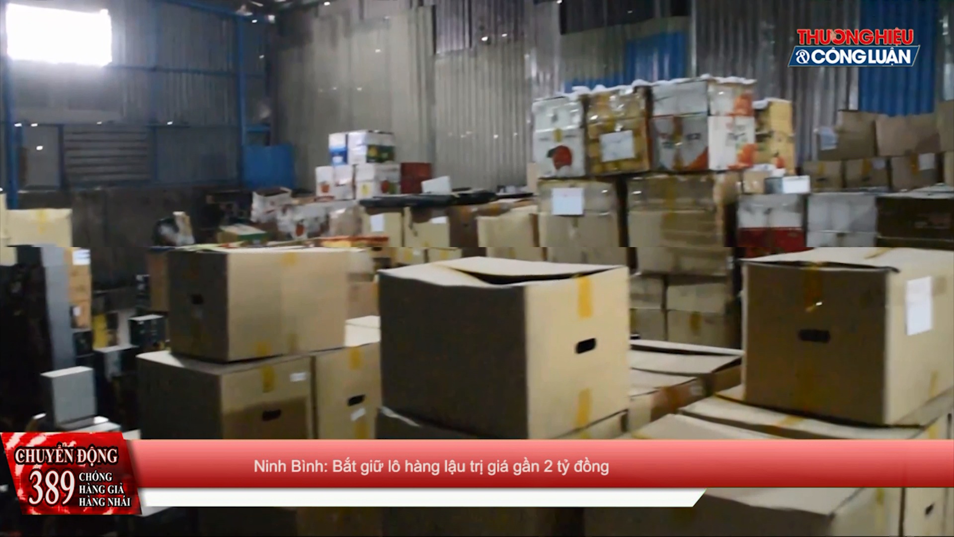 Chuyển động 389: Ninh Bình: Bắt giữ lô hàng lậu trị giá gần 2 tỷ đồng