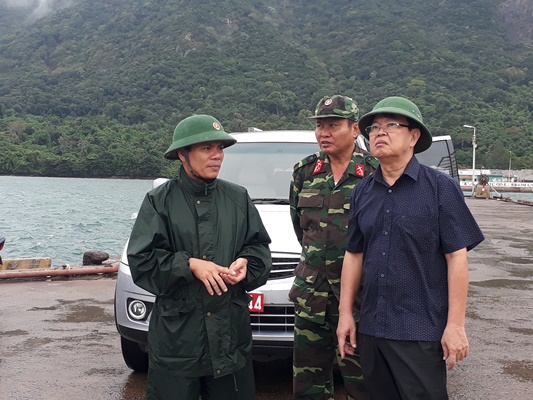 Côn Đảo đã hoàn tất việc di dời cư dân đến nơi an toàn tránh bão