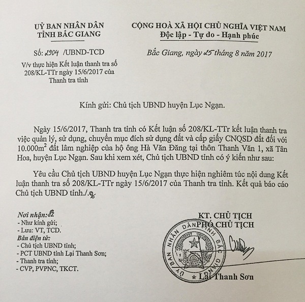 Bắc Giang: Sắp công bố hình thức kỷ luật nhiều cán bộ “dính” sai phạm tại huyện Lục Ngạn! - Hình 2