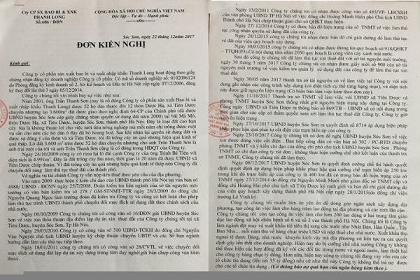 Sóc Sơn (Hà Nội): Chính quyền bị “tố” chèn ép doanh nghiệp