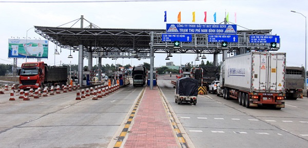 Từ hôm nay, giảm phí qua Trạm BOT Nam Bình Định