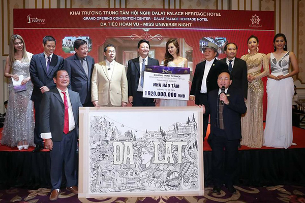 Nhà tài trợ chính Hoa hậu Hoàn vũ Việt Nam 2017 hướng về đồng bào miền Trung - Hình 5