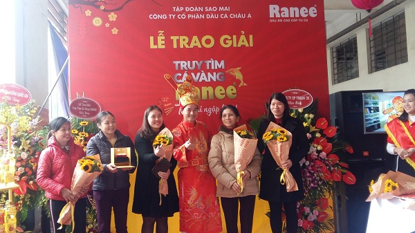 Trao giải “Truy tìm cá vàng Ranee, Tết vui ngập lì xì”