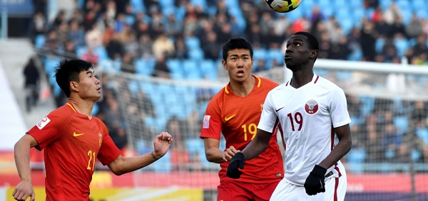 Thua ngược U23 Qatar, U23 Trung Quốc bị 