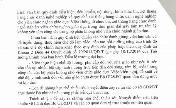 Thanh tra Chính phủ chỉ ra hàng loạt thiếu sót, khuyết điểm tại Bộ Giáo dục & Đào tạo - Hình 2