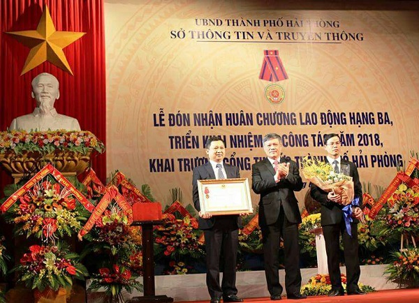 Sở Thông tin & Truyền thông Hải Phòng: Đón nhận Huân chương Lao động hạng Ba