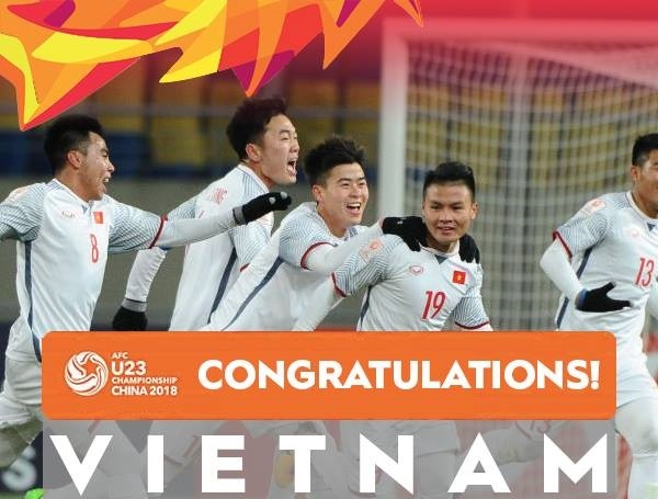 Lịch thi đấu bán kết U23 hâu Á của U23 Việt Nam