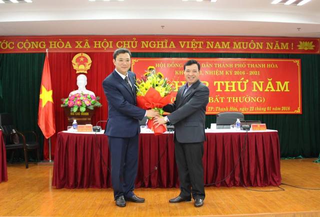 Thành phố Thanh Hóa có tân Chủ tịch