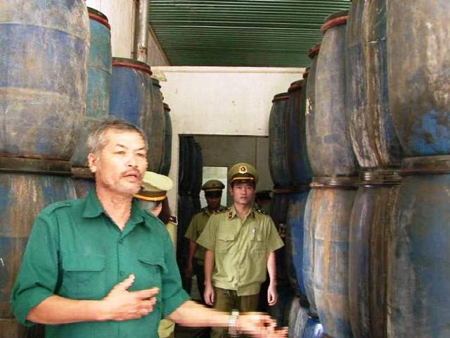 Nghệ An: Phát hiện hàng chục tấn măng “ngậm” chất tẩy trắng