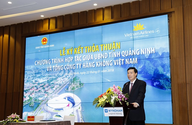 Quảng Ninh: Ký kết thỏa thuận hợp tác với Vietnam Airlines - Hình 1