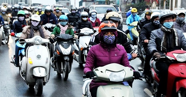 Không khí lạnh tràn về miền Bắc sẽ chuyển mưa rét từ ngày 26/1