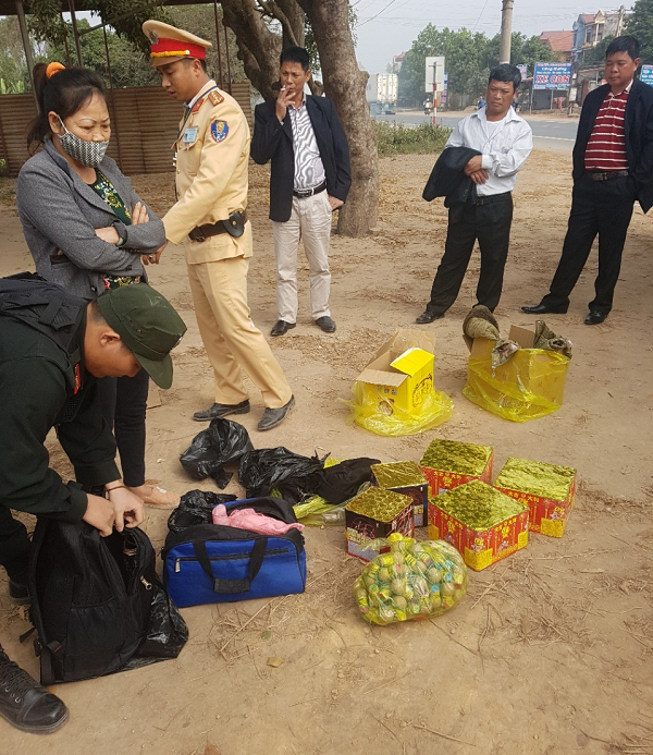 CSGT Bắc Giang liên tiếp bắt pháo lậu