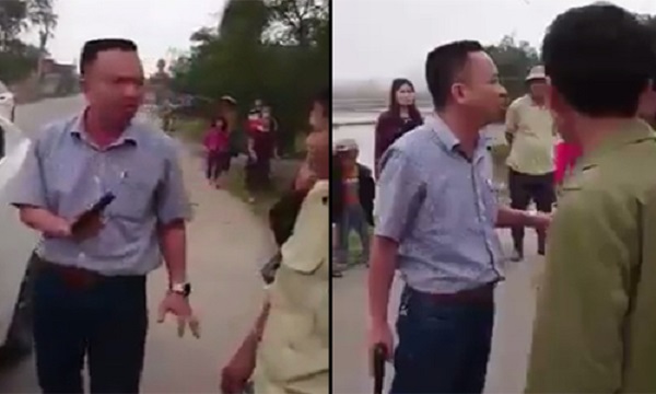 Tài xế bị phạt 38 triệu đồng và tước bằng lái xe can tội dọa bắn người