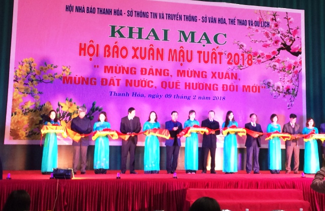 Thanh Hóa: Khai mạc Hội Báo Xuân Mậu Tuất 2018 - Hình 1
