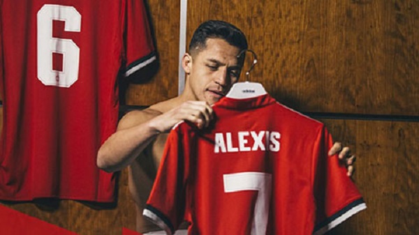 Vừa sang M.U, Alexis Sanchez lập kỷ lục bán áo đấu