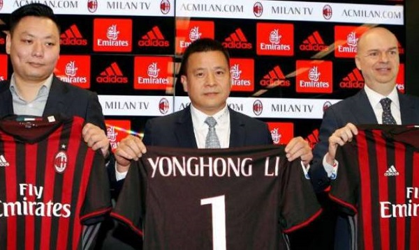 Ông Yonghong Li phá sản, AC Milan đứng bên bờ vực thẳm - Hình 1