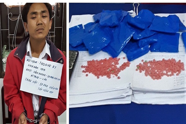 Kon Tum: Bắt đối tượng vận chuyển 10.000 viên ma túy tổng hợp từ Lào về Việt Nam - Hình 1