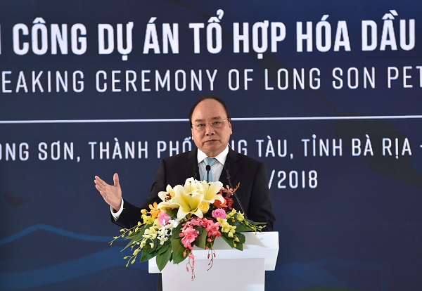 Thủ tướng Nguyễn Xuân Phúc dự Lễ khởi công Tổ hợp hóa dầu Miền Nam - Hình 1