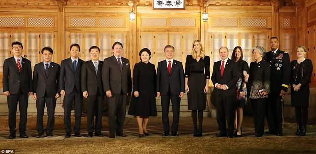 Hàn Quốc trải thảm đỏ đón ái nữ xinh đẹp của Tổng thống Trump - Hình 4