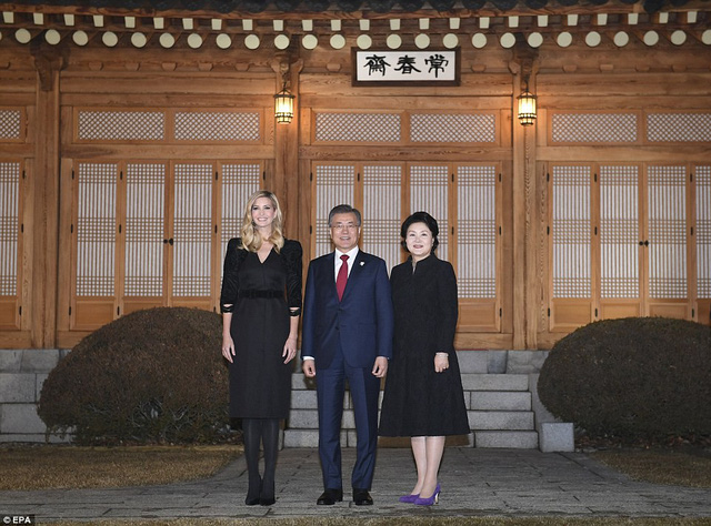 Hàn Quốc trải thảm đỏ đón ái nữ xinh đẹp của Tổng thống Trump - Hình 5