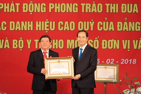 Chủ tịch nước Trần Đại Quang: “Nhiệm vụ của ngành Y tế rất nặng nề, nhưng vô cùng vẻ vang” - Hình 3