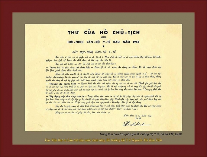 Bức thư của Chủ tịch Hồ Chí Minh gửi ngành y tế cách đây 63 năm - Hình 2