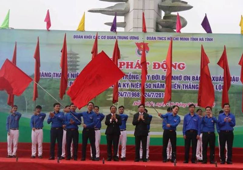 Lễ phát động Tháng Thanh niên, Tết trồng cây “Đời đời nhớ ơn Bác Hồ”