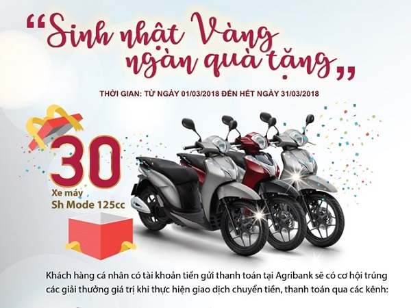 Agribank dành ngàn quà tặng trị giá gần 14 tỷ đồng đến khách hàng