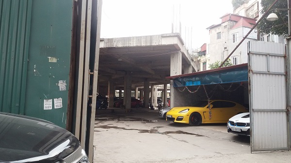 Phường Quán Thánh (Ba Đình, Hà Nội): Bãi xe trái phép “mọc” trên đất “siêu dự án”