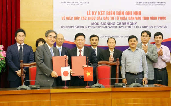 Vĩnh Phúc hợp tác với Ngân hàng Mizuho: Cơ hội rộng mở cho doanh nghiệp