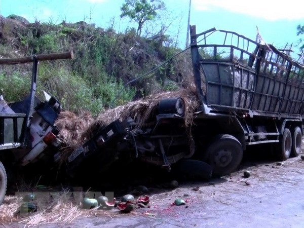 Phú Yên: Tai nạn nghiêm trọng trên Quốc lộ 19C khiến 2 người tử vong - Hình 1