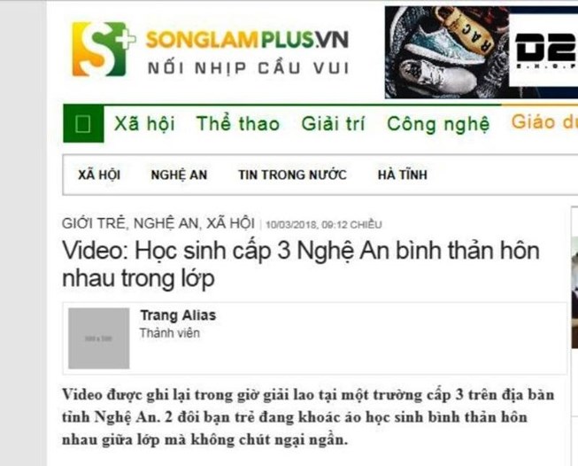 Sở TTTT Nghệ An: Đề nghị xử lý trang tin điện tử Songlamplus.vn - Hình 2