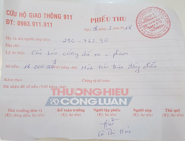 Trung tâm cứu hộ “chặt chém” người vi phạm: Đội CSGT số 14 lên tiếng