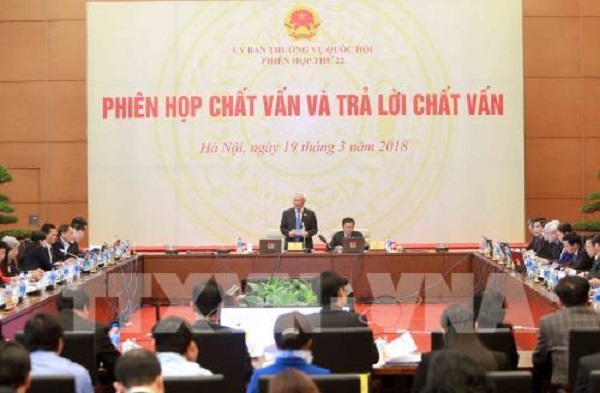 Bộ trưởng Tư pháp Lê Thành Long trả lời chất vấn Ủy ban Thường vụ Quốc hội - Hình 2