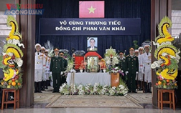 Lễ viếng nguyên Thủ tướng Phan Văn Khải theo nghi thức Quốc tang