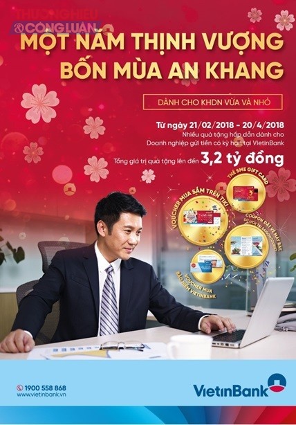 VietinBank cùng khách hàng SME “Một năm thịnh vượng, Bốn mùa an khang”