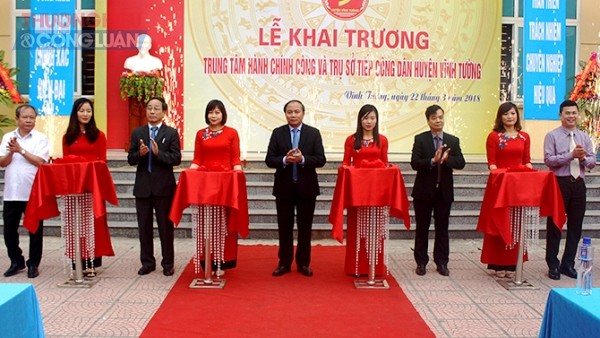 Huyện Vĩnh Tường (Vĩnh Phúc): Khai trương Trung tâm hành chính công và Trụ sở tiếp công dân