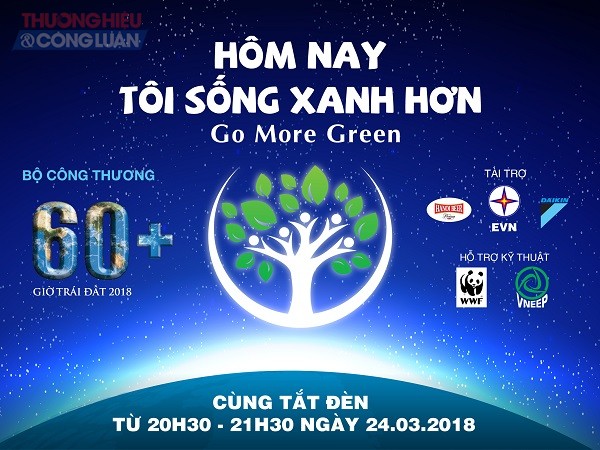 Việt Nam tắt đèn hưởng ứng Giờ Trái Đất năm 2018