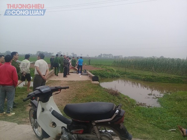Vĩnh Phúc: Nam thanh niên chết bất thường dưới mương nước - Hình 1