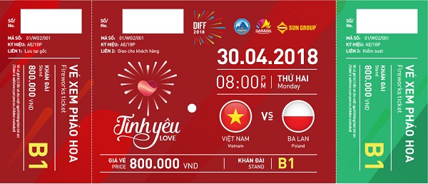 Giá vé Lễ hội pháo hoa quốc tế Đà Nẵng 2018 không thay đổi nhiều - Hình 2