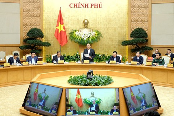 Chính phủ họp phiên thường kỳ tháng 3/2018