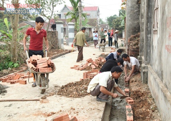 Huyện Lập Thạch (Vĩnh Phúc): 16/18 xã đạt tiêu chí về môi trường - Hình 1