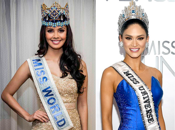 Hoa hậu thế giới 2013 và hoa hậu hoàn vũ cùng đến Việt Nam